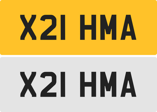 Hma private number plate - hma,