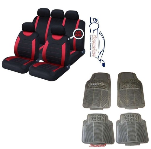 Naby red seat covers rubber - covers,