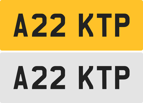 Ktp private number - /kp, plate