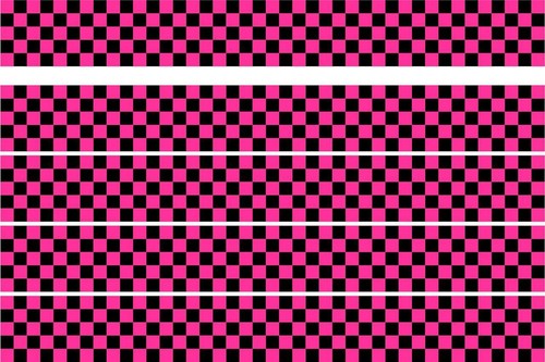 Checker stripes pink black - checker,
