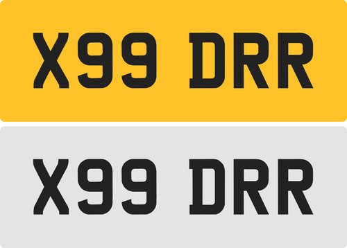 Drr private number - number, plate