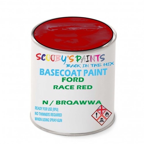 For ford fiesta van - race, red