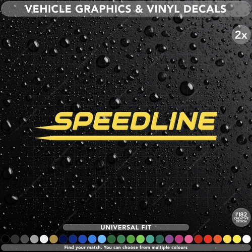 Speedline tuning vinyl - 2x,