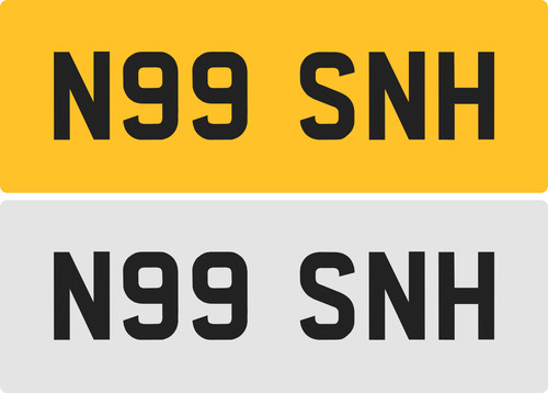 Snh private number - snh, plate