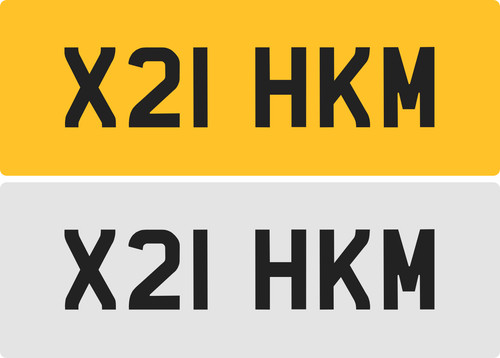 Hkm private number plate - private,