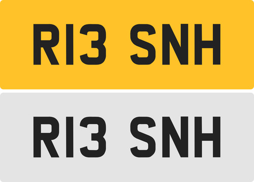 Snh private number - private, plate