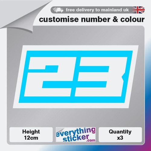 Custom racing numbers - racing, x3