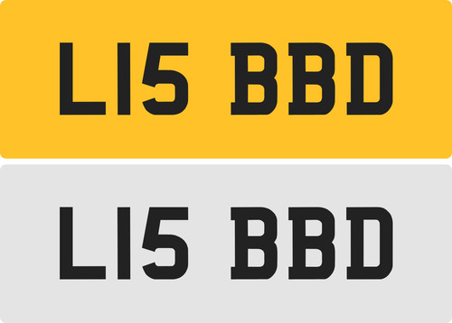 Bbd private number plate - number,