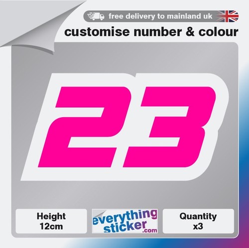 Custom racing numbers - custom, x3