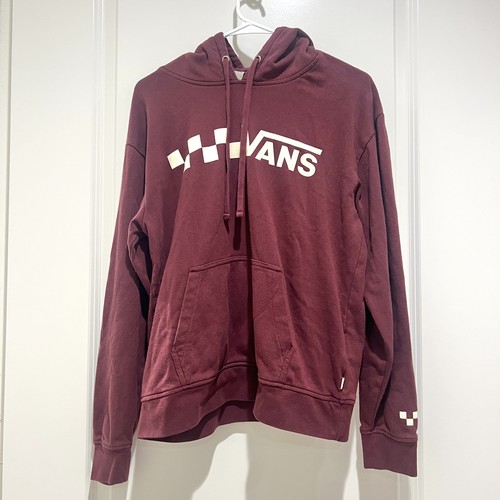 Vans hoodie women - , maroon
