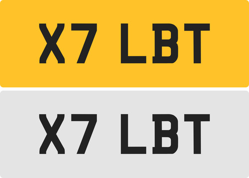 Lbt private number - private, plate