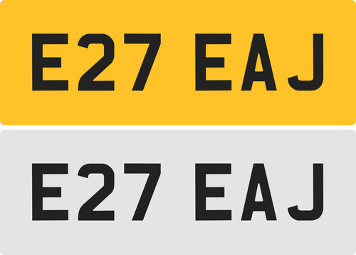 Eaj private number plate - eaj,