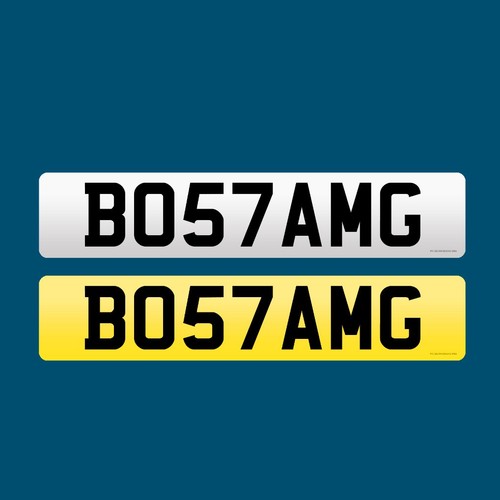 Bo57 amg private number - private, plate