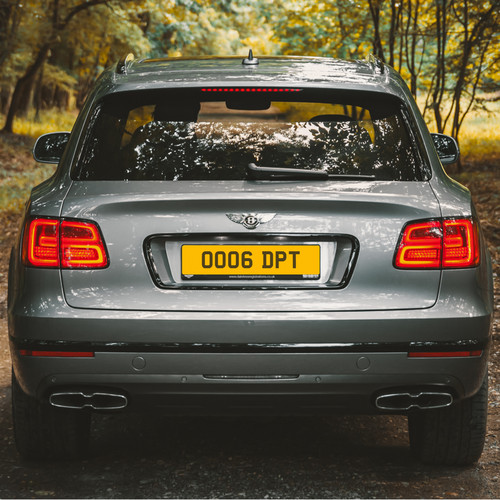 Dpt private number plate - /dt,