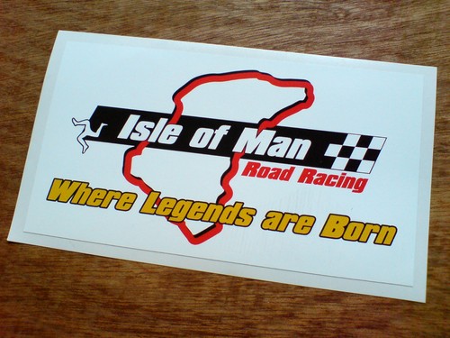 Isle man road racing tt - of,