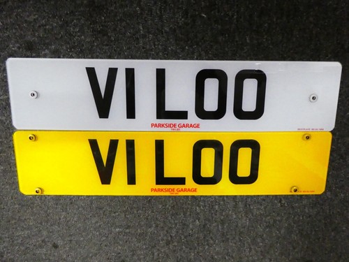 Loo private numberplate - loo, (private