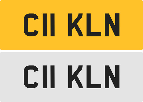 Kln private number - /kn, plate