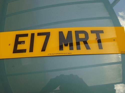 Private number plate personal - plate,
