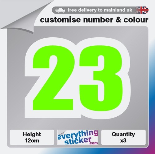 Custom racing numbers - racing, x3
