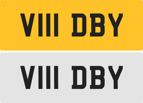 Dby private number plate - number,