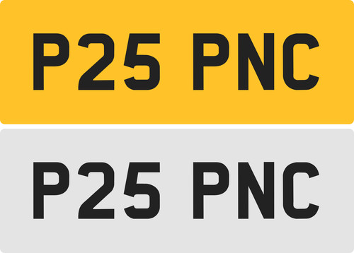 Pnc private number plate - pnc,