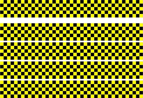 Checker stripes black yell0w - checker,
