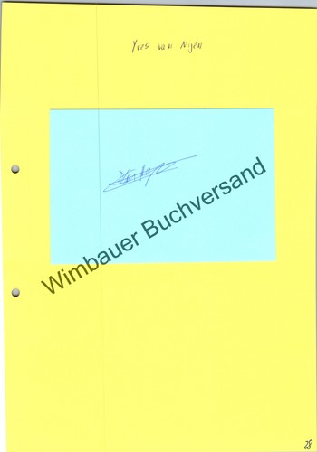 Original autograph yves van - original,