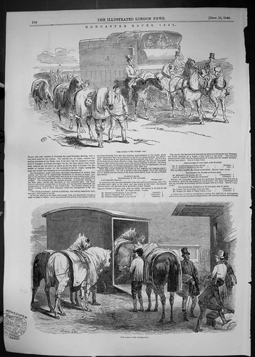 Old antique print 1849 - antique,
