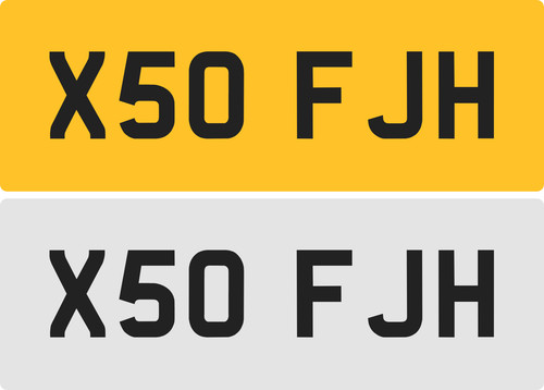 Fjh private number plate - fjh,