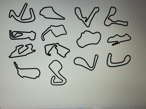 Race track circuit vinyl - race,