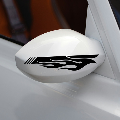 Mirror car stripes decal - car,