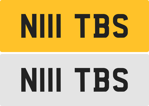 Tbs private number plate - private,