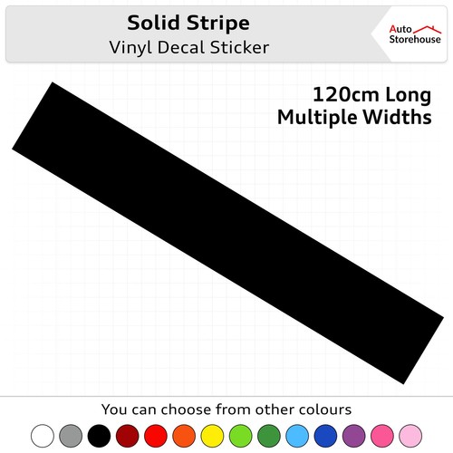Solid vinyl decal pin stripe - solid,