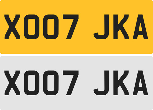 007 jka private number plate - private,