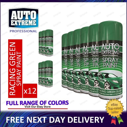 12x green racing spray - green, paint